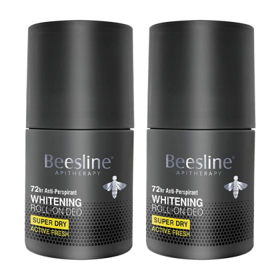 Beesline Super Dry Fragrance Free Roll On Deo For Men 1+1 Offer
