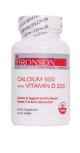 BRONSON CALCIUM+VITD3 60`TAB