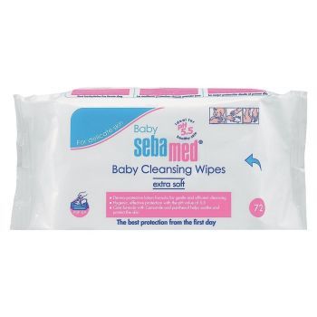 SEBAMED BABY CLEANSING WIPES 72PC.